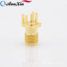 Conector SMA de alta calidad del montaje del borde del PWB del cable coaxial del RF